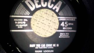 hank Locklin - Baby You Can Count Me In