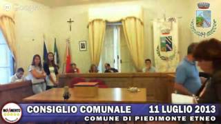 preview picture of video '11-07-2013 Consiglio Comunale a Piedimonte Etneo'