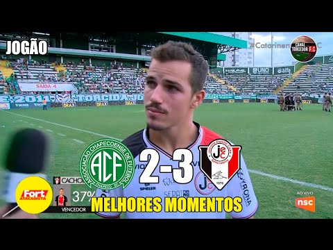 Gols e lances de Chapecoense x Joinville