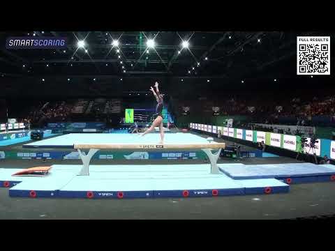 Christina Zwicker. 2025 European Championships. Qual/TF. BB