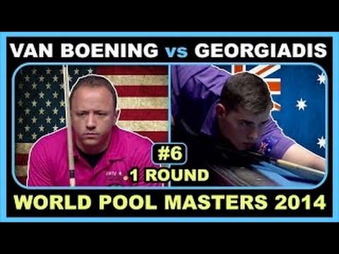 Shane Van Boening vs James Georgiadis | Round 1 | World Pool Masters 2014 9-ball