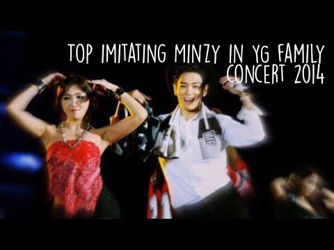 Top imitating Minzy at YG Family Concert 2014…