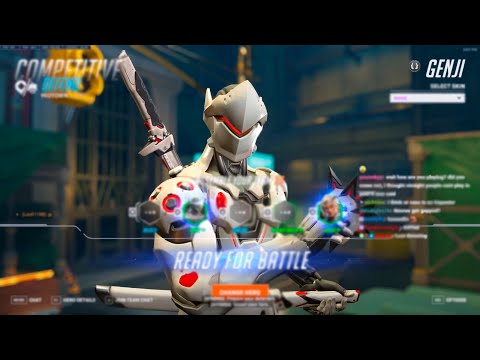 NECROS SHOWS HIS GENJI SKILL! OVERWATCH 2 SEASON 10 TOP 500