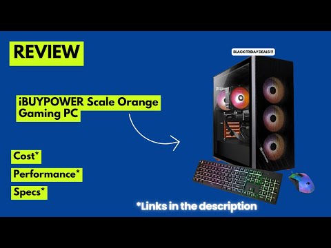 iBUYPOWER Scale Orange Gaming PC Review 2025 Ryzen 5 5500 and RTX 3050 Performance | BLACK FRIDAY!!