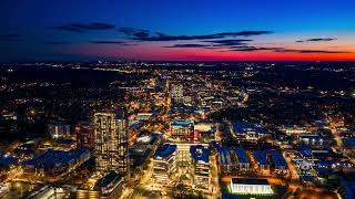 Charlotte NC Skyline Sunset | Southend Drone Hyperlapse 2026