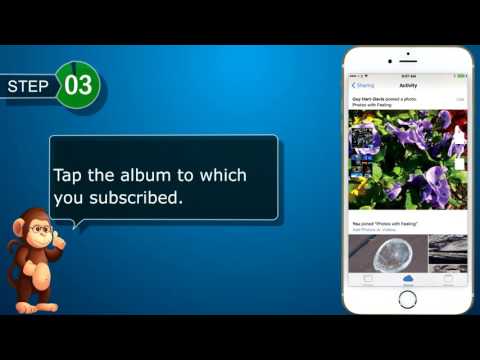 How to Browse Photos Using iCloud Photo Sharing on Apple iPhone  smart phones user guide support