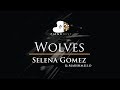 Selena Gomez & Marshmello - Wolves - Piano Karaoke / Sing Along / Cover with Lyrics