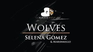 Selena Gomez & Marshmello - Wolves - Piano Kar