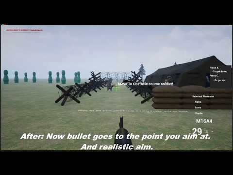 Unreal Engine4 True First Person Arms Mechanichs UE4 marketplace can see your feet