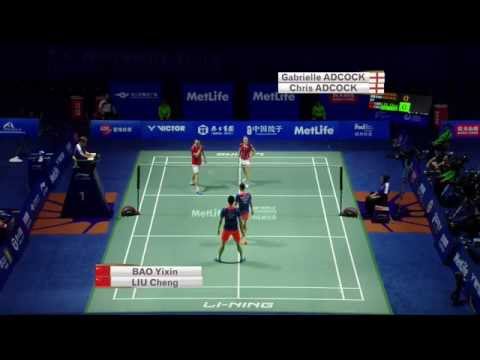 Thaihot China Open 2015 | Badminton QF M2-XD | Adc/Adc vs Liu/Bao