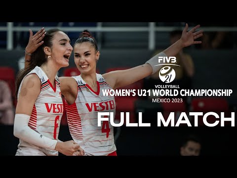 ITA🇮🇹 vs. TUR🇹🇷 - Full Match | Women's U21 World Championship | Aguascalientes