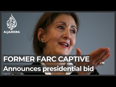 Colombia’s Ingrid Betancourt announces presidential bid