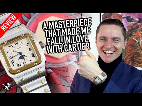 This Cartier Watch Is A MASTERPIECE! My Santos Galbee Moonphase After 3 Months Ref. 119901