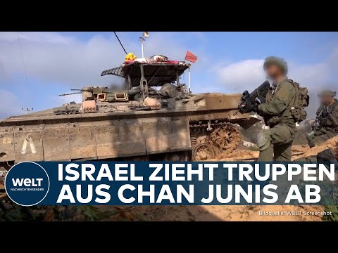 Video Thumbnail: KRIEG IN GAZA: Israelische Truppen ziehen sich aus Chan Junis zurück