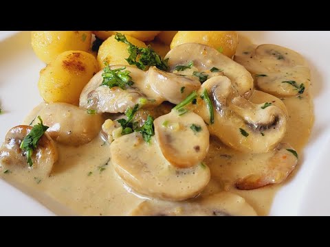 Mushroom cream sauce/mushroom cream pan super easy and super tasty 😋