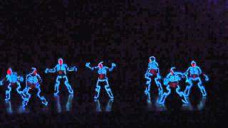 Japanese TRON lightsuit dance *MUST SEE*