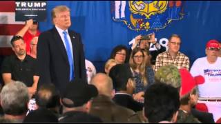 Donald Trump EMOTIONAL Moment With Dying Miss Wisconsin 2005 Melissa Young At Janesville Rally