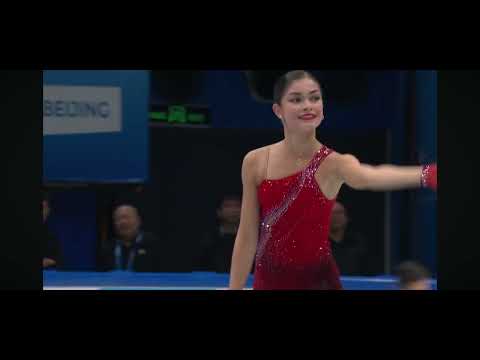 Adeliia Petrosian 2025 Olympic Qualifying Event FS