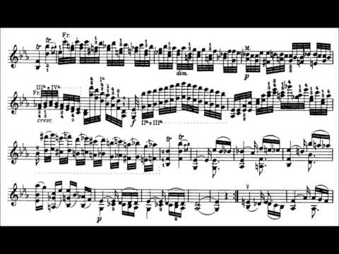 Niccolò Paganini - Caprice for Solo Violin, Op. 1 No. 4 (Sheet Music)