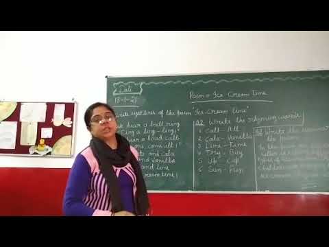 English Literature -Poem(Ice cream Time)