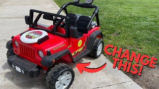 The BEST (And WORST) Features On The Power Wheels Jeep