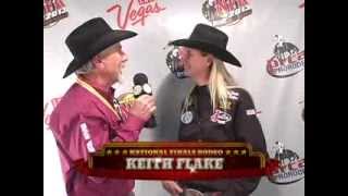 Keith Flake Talks with Sherry Cervi Round 1 NFR 2013
