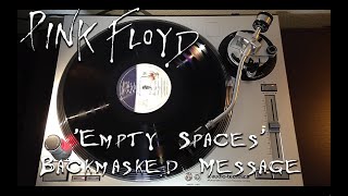 Pink Floyd &#39;Empty Spaces&#39; Secret Message on Vinyl