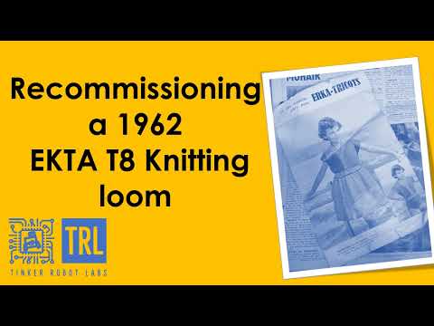 Recommissioning a 1962 ERKA T8 knitting machine.