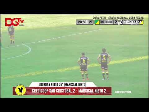 Credicoop San Cristóbal 2 - Mariscal Nieto 2 | Copa Perú 2022 - fecha 3 | Goles