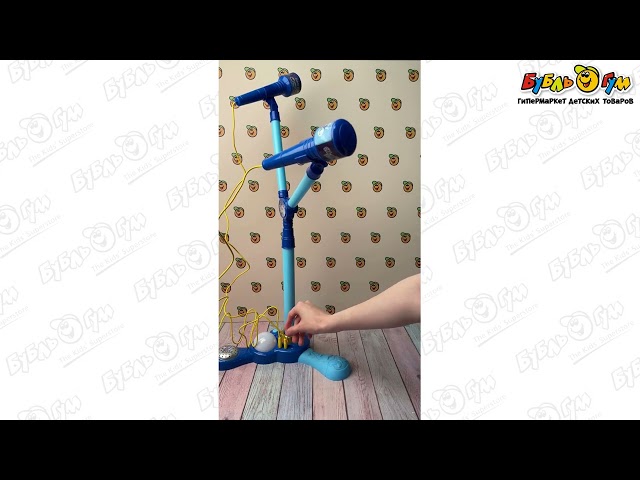 Музыкальная игрушка Lanson Toys Караоке голубой  - видео