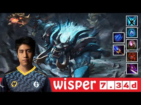 [DOTA 2] EG.Wisper the SPIRIT BREAKER [OFFLANE] [7.34d]