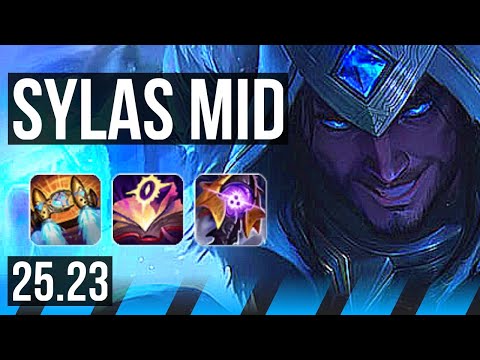 SYLAS vs YONE (MID) | 11/0/2, 10 solo kills, Legendary | EUW Master | 25.23