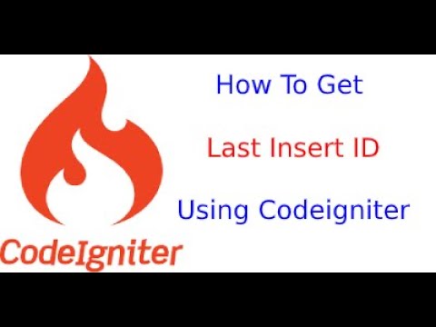 Codeigniter tutorial for beginners in hindi | how to get last inserted record in codeigniter
