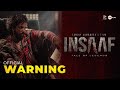 INSAAF Official Warning Shariful Razz Tasnia Farin Mosharraf Karim Sanjoy Somaddar Eid 2025