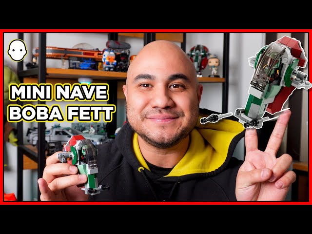 Vídeo relacionado con LEGO Star Wars Microfighter: Nave Estelar de Boba Fett, Juguete de Construcción, The Mandalorian, Vehículo con Lanzamisiles y Alas Ajustables 75344