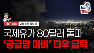 [김종학의 뉴욕, 지금-3월6일] 에너지 우회 경로 타격 | 미 전쟁부, 앤스로픽 공급망 위험 기업 통보 |…