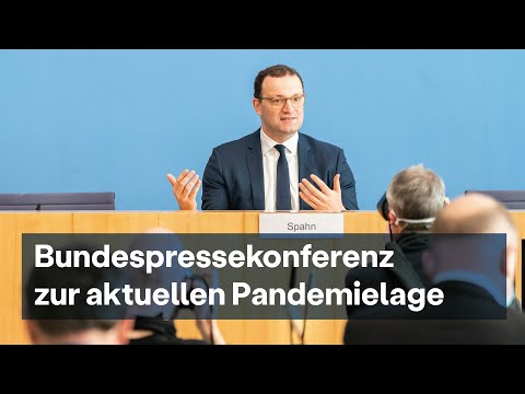 Bundespressekonferenz zur aktuellen Pandemielage
