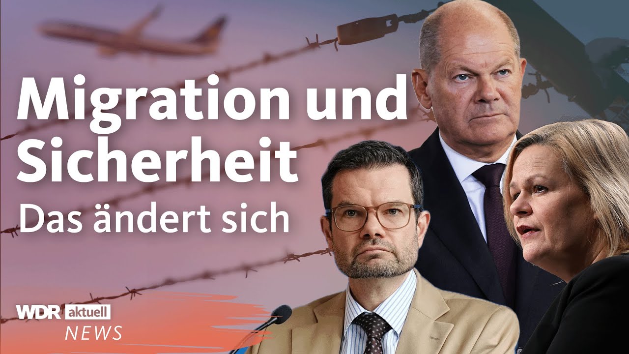 Nach Messerangriff: Neues Sicherheits- und Asylpaket der Bundesregierung | WDR Aktuelle Stunde