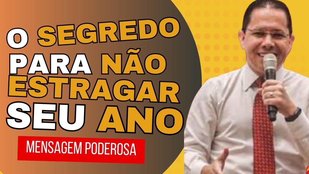 O SEGREDO PARA NÃO ESTRAGAR SEU 2025  | Bispo Jadson Santos