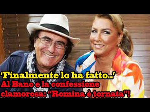 ‘Finalmente lo ha fatto…’: Al Bano e la confessione clamorosa: “Romina è tornata”! Buone notizie