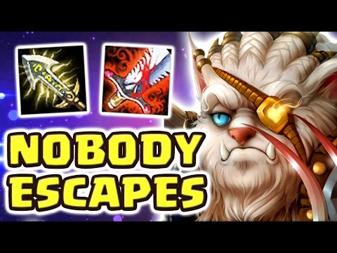 IS THERE NO COUNTERPLAY ?! NOBODY CAN ESCAPE THE NEW RENGAR (FULL AD RENGAR JUNGLE) - Nightblue3