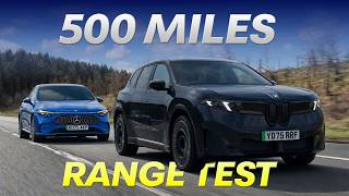 BMW iX3 vs Mercedes CLA range test
