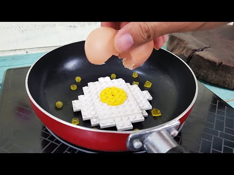 Lego Bibimbap - Lego In Real Life | Stop Motion Cooking & ASMR