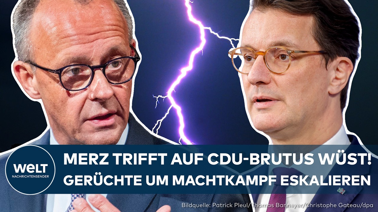 KANZLER-KRISE: CDU-Machtkampf? Merz trifft Wüst in Meschede – Kanzlertausch-Gerüchte eskalieren
