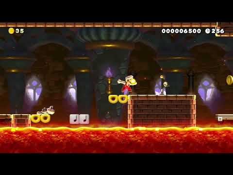 純白紅蓮地獄/Crimson hell [Pure White Red Lotus Hell] by バケロム [Bakeromu]🍄Super Mario Maker 2 ✹Switch✹ #bvn