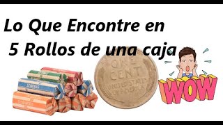 Lo Que Encontré en 5 Rollos de una caja de Cents ...