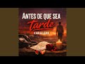 Antes De Que Sea Tarde