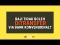 Hukum Gaji Ditransfer via Bank Konvensional - Poster Dakwah Yufid TV Hukum Gaji Ditransfer via Bank Konvensional - Poster Dakwah Yufid TV