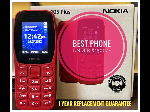 Nokia 105 Plus | Under 1500 | Daily Use | Backup Phone | Good Battery Life | Unboxing | Features