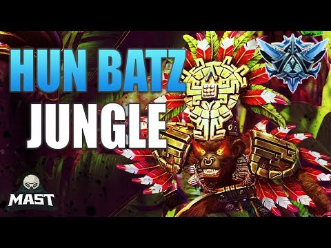Hun Batz Jungle Gameplay | Diamond 5 | My Favorite God! - SMITE Ranked Conquest